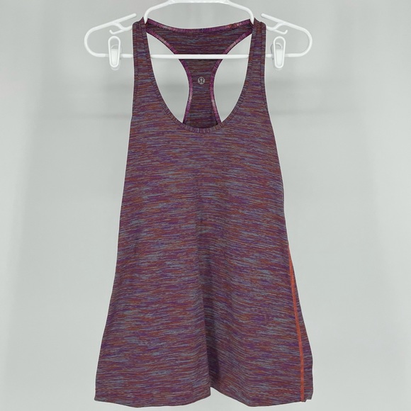 LULULEMON COOL RACERBACK TANK TOP WEE ARE FROM SPACE BLACK MARCH MULTI - Picture 4 of 7